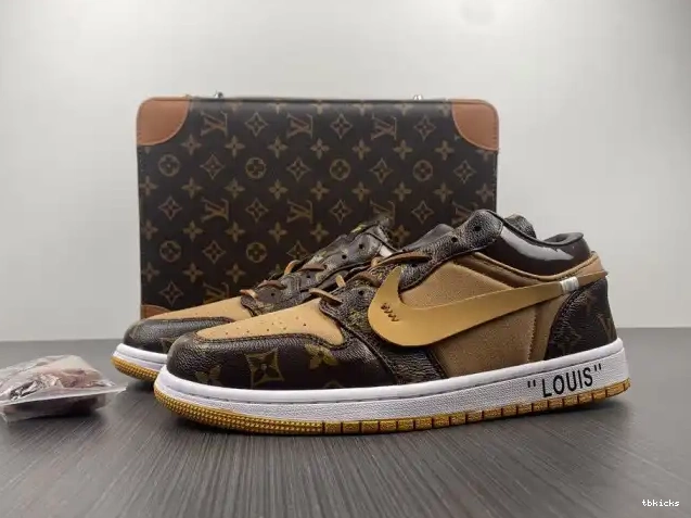 Reps TBK Jordan AJ1 1 x Off-Louis Air LOW OW 0625